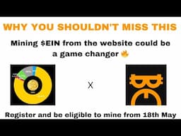 WHY MINE EINSTEIN ON THE WEBSITE? || USE THIS METHOD || MINING STARTS ON 18TH MAY