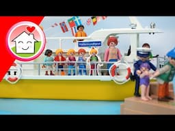 Playmobil Familie Hauser - Schulausflug Hafenrundfahrt - Geschichte mit Lena, Malte und Rosabella