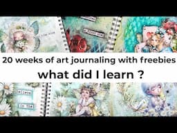 What did I learn from my 20 week art journal challenge