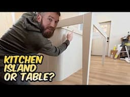 We Built a Kitchen Island... or is it a table?