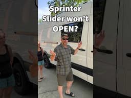 Simple Fix for Sprinter Sliding Door.