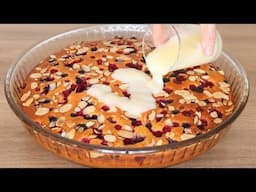 O KADAR GÜZEL OLDU Kİ👏🏻KAPIŞ KAPIŞ GİTTİ❗️Soslu YUMUŞACIK Kek Tarifi