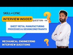 Steel Metal Manufacturing Processes & Design Constraints | VD 44 | Mechanical Engineering Q's