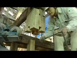 Repairing Pillars using Traditional Joinery and Reinforcing Structural Elements.