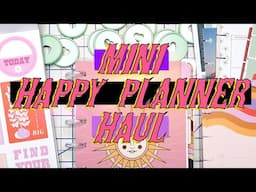 Mini Happy Planner Haul (I've got an idea...) 🏃‍♀️