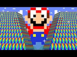 What If Mario Can Collect All Rainbow Coin Tower in Super Mario Bros. Wii? | ADN MARIO GAME
