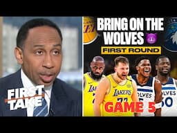 FIRST TAKE | Luka & LeBron will come back? - Stephen A. BOLD predictions Game 5: Lakers vs T-Wolves