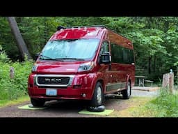 Dry Camping in our Travato at Camano Island State Park