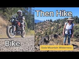Bike, then hike to Boccard Point
