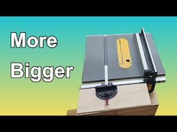 Infeed support table for DeWalt Jobsite saw narrated