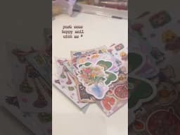 packing cute sticker order!  #shorts