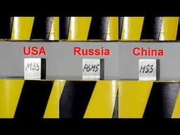 HYDRAULIC PRESS VS THE HARDEST STEELS