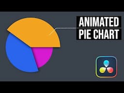 How to Make Beautiful Pie Chart Animation in DaVinci Resolve | Infographics Made Easy