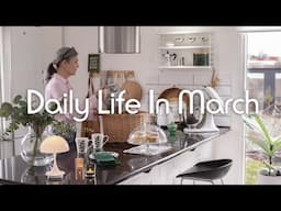 #37 Daily Life In March | Organizing My Hallway | Baking Swedish Fika