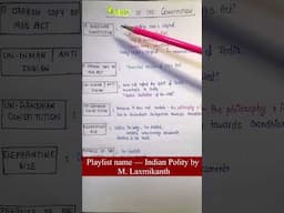 Lec.15 || Chapter-3 Salient Features of Indian Constitution|| Polity by M. Laxmikanth||An Aspirant !