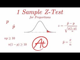 1 Sample Z Tests for Proportions EXPLAINED with Example
