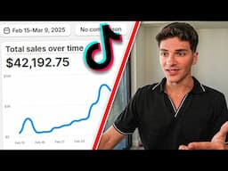 $42,192 TikTok Dropshipping From SCRATCH (i literally show everything)