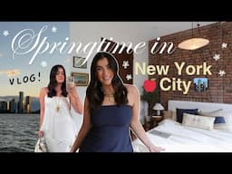 spring in NYC vlog: talking about social anxiety, cooking, new projects, & more