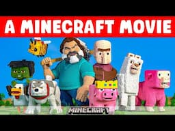 A MINECRAFT MOVIE ALL CHARACTERS STATUE BUILD CHALLENGE - NOOB vs PRO vs HACKER vs GOD