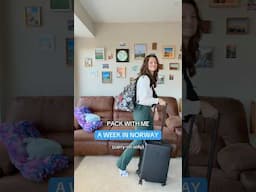 what I packed for a week in Norway! #packwithme #tromsø #norway #travel #packingtips #howtopack