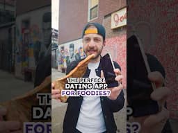 Perfect Dating App for Foodies?! #shorts #foodies #dating