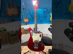 The Fender Jaguar is apparently Ryan’s favorite guitar