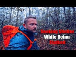 Not Alone - The Weirdest Place I Have Ever Camped At - Heavy Rain and Storm Camping Adventure