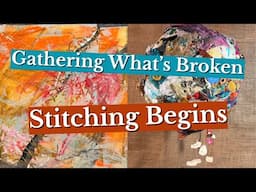 The Floor and the Skylight: Starting My Next Mixed Media Sphere