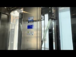 SLOW!!! 2020's? Liftech / GMW Roped Hydraulic Elevator @ Rua do Bettencourt 10, Funchal, Portugal.