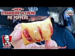 KFC® Strawberry & Crème Pie Poppers Review! 🍓 | Is THIS The BEST Fast Food Dessert? | theendorsement