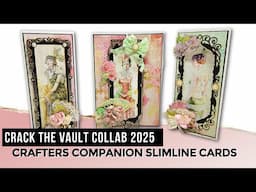 CRACK THE VAULT COLLAB 2025 | CRAFTERS COMPANION ROARING TWENTIES SLIMLINE CARDS