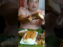 Pickup Crispy Ulo Pata & Sisig #filipinofoodmukbang #mukbang #lechon #crispypata #crispyulo #mukbang