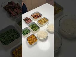 Meal Prep with me❤️ (lunch + dinner) #cooking