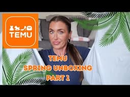 Temu Spring Unboxing | Shoes, plants, mens clothes and more! Temu Part 1 | Hotmess in the house