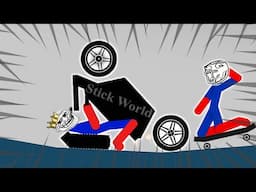 8 Min Best falls | Stickman Dismounting funny and epic moments | Like a boss compilation #850