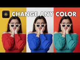How To Change Object Colors In Luminar Neo - Super EASY!