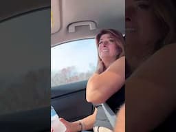 Her reaction at the end…