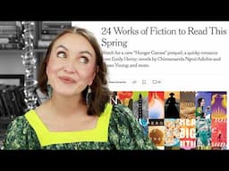 24 Works of Fiction to Read This Spring according to The New York Times | Judging books and covers