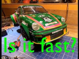 Super rare original vintage Tamiya Porsche 934 ready for the track