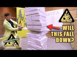 Inertia with Pizza Boxes | Mini Max | Home Science Experiments | Science Max
