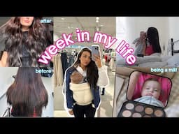 WEEK IN MY LIFE VLOG | 6 hour hair appointment + period haul
