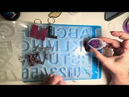 How to UV Resin Glitter Letters My Rabbit Hole Journey into Resin Art