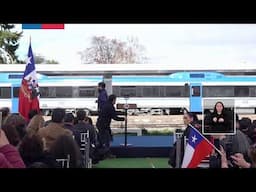 Tren Puerto Montt - Llanquihue: Presidente Gabriel Boric encabeza inauguración.