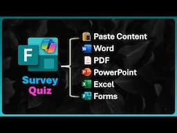 6 Easy Ways to Make Surveys with Copilot in Forms from Word, PDF and PPT