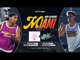 AVP LEAGUE WEEK 3 - MIAMI, FL | Palm Beach Passion v New York Nitro – Men’s Match