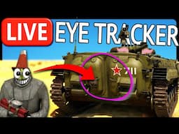 🔴 EYE TRACKER Stream (See WHERE I'm Looking) (War Thunder)