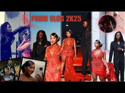 PROM VLOG 2k25 : GRWM + photoshoot , after parties , makeup , hotel room  , etc | KENNEDII SYMONE