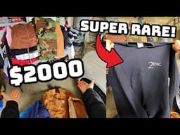 BUYING VINTAGE CLOTHING WHOLESALE! I SPENT $2000... again lol