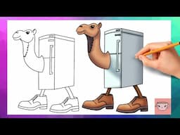How To Draw Frigo Camelo | Italian Brainrot Animal | Drawing Tutorial