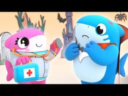 Halloween Boo Boo Song | Nursery Rhymes & Kids Songs | Shark Academy